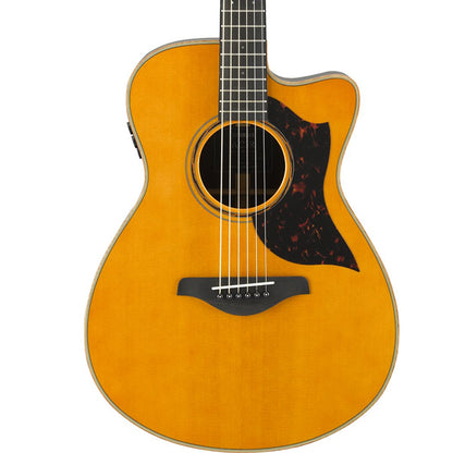Yamaha AC3R ARE 41 Inch Concert Cutaway Solid Sitka Spruce Top Acoustic-Electric Guitar With Pickup - Vintage Natural