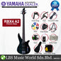 Yamaha RBX4 A2 4 String A.I.R SS Pickup Electric Bass Guitar Jet Black (RBX4A2)