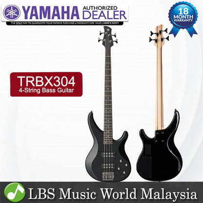 Yamaha TRBX304 4 String HH Pickup Mahogany Electric Bass Guitar - Mist Green (TRBX 304)