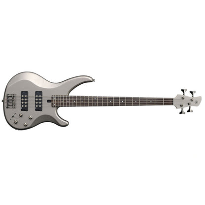 Yamaha TRBX304 4 String HH Pickup Mahogany Electric Bass Guitar - Pewter (TRBX 304)