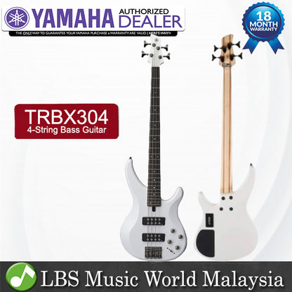 Yamaha TRBX304 4 String HH Pickup Mahogany Electric Bass Guitar - Mist Green (TRBX 304)