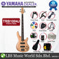 Yamaha TRB1004J 4 String Alder Hum Canceling Type Alnico V Pickup Electric Bass Guitar Natural (TRB 1004J)