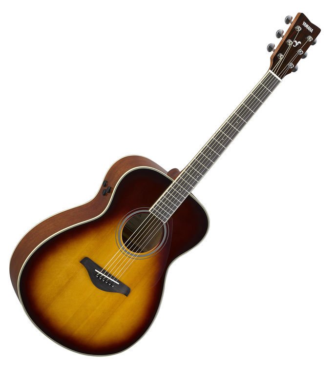 Yamaha FS-TA 40'' Concert Solid Spruce Acoustic Electric Guitar With Pickup Sunburst (FSTA FS TA)