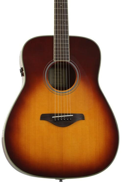 Yamaha FS-TA 40'' Concert Solid Spruce Acoustic Electric Guitar With Pickup Sunburst (FSTA FS TA)