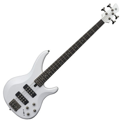 Yamaha TRBX304 4 String HH Pickup Mahogany Electric Bass Guitar - White (TRBX 304)