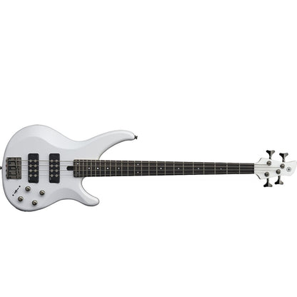 Yamaha TRBX304 4 String HH Pickup Mahogany Electric Bass Guitar - White (TRBX 304)