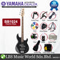 Yamaha BB1024 4 String Alder 3P SS Pickup Electric Bass Guitar Black (BB 1024)