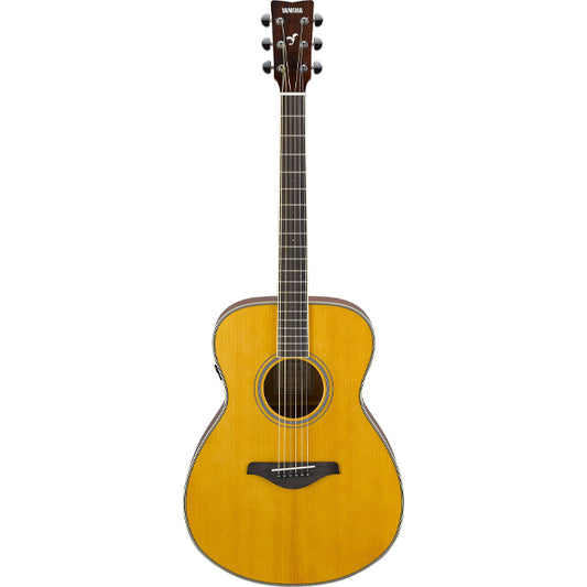 Yamaha FS-TA 40 Inch Concert Solid Spruce Acoustic Electric Guitar With Pickup Vintage Tinted (FSTA FS TA)
