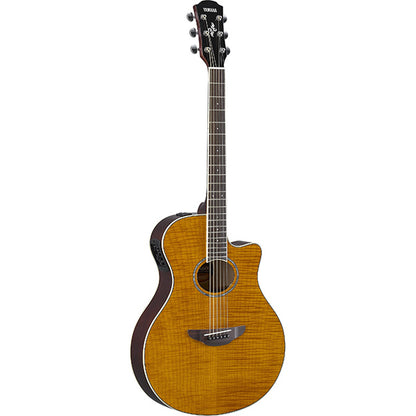 Yamaha APX600FM 40" Flame Maple Top Acoustic Electric Guitar Amber (APX600 FM)
