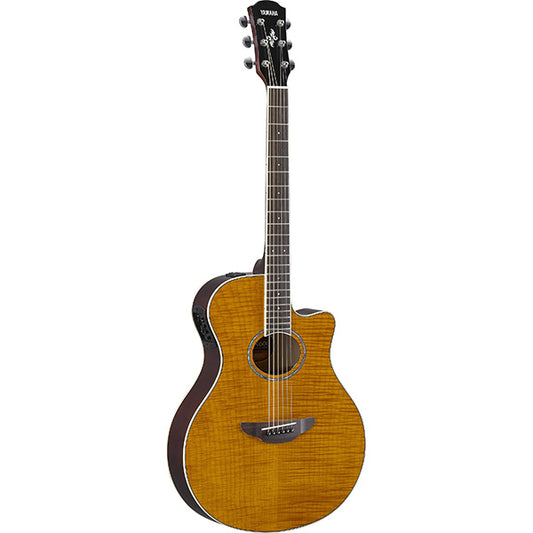 Yamaha APX600FM 40" Flame Maple Top Acoustic Electric Guitar Amber (APX600 FM)