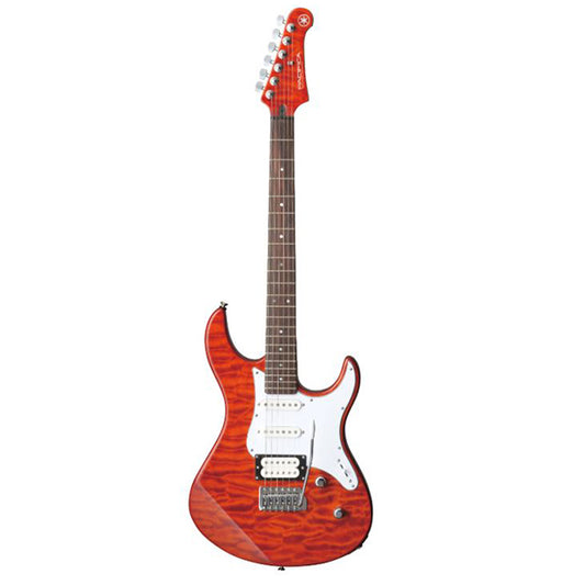 Yamaha PAC212VQM Alder Maple HSS Electric Guitar - Caramel Brown (PAC 212VQM)