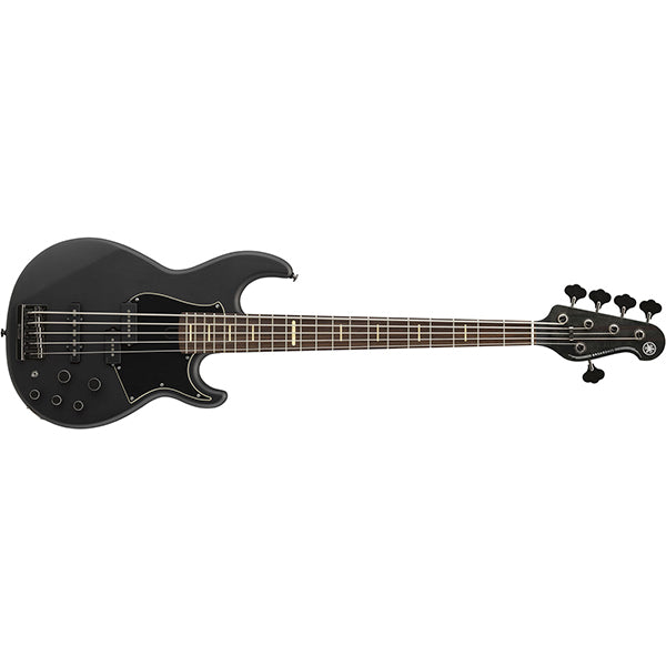 Yamaha BB735A 5 String Alder SS Pickup Electric Bass Guitar Matte - Black (BB 735A)