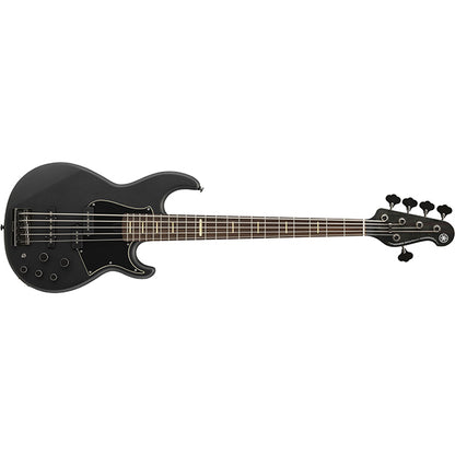 Yamaha BB735A 5 String Alder SS Pickup Electric Bass Guitar Matte - Black (BB 735A)