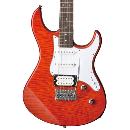 Yamaha PAC212VQM Alder Maple HSS Electric Guitar - Caramel Brown (PAC 212VQM)