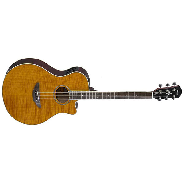 Yamaha APX600FM 40" Flame Maple Top Acoustic Electric Guitar Amber (APX600 FM)