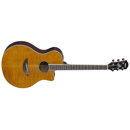 Yamaha APX600FM 40" Flame Maple Top Acoustic Electric Guitar Amber (APX600 FM)