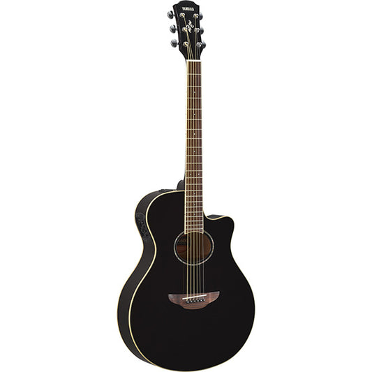 Yamaha APX600 40" Thin Line Spruce Top Acoustic Electric Guitar With Pickup - Black (APX 600)