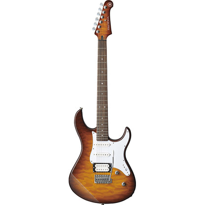 Yamaha PAC212VQM Alder Maple HSS Electric Guitar Sunburst (PAC 212VQM)