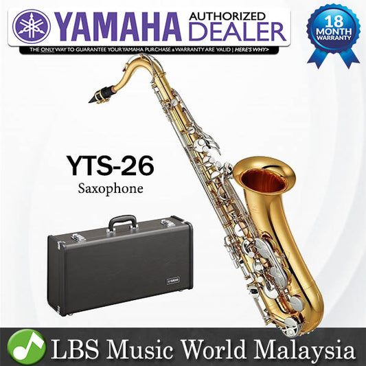 Yamaha YTS-26 Standard Tenor Saxophone Lacquer with Nickel Key (YTS26 YTS 26)