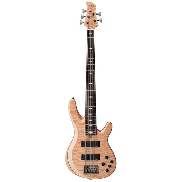 [Discontinued] Yamaha TRB1005J 5 String Alder HH Pickup Electric Bass Guitar Natural (TRB 1005J)
