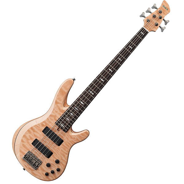 [Discontinued] Yamaha TRB1005J 5 String Alder HH Pickup Electric Bass Guitar Natural (TRB 1005J)