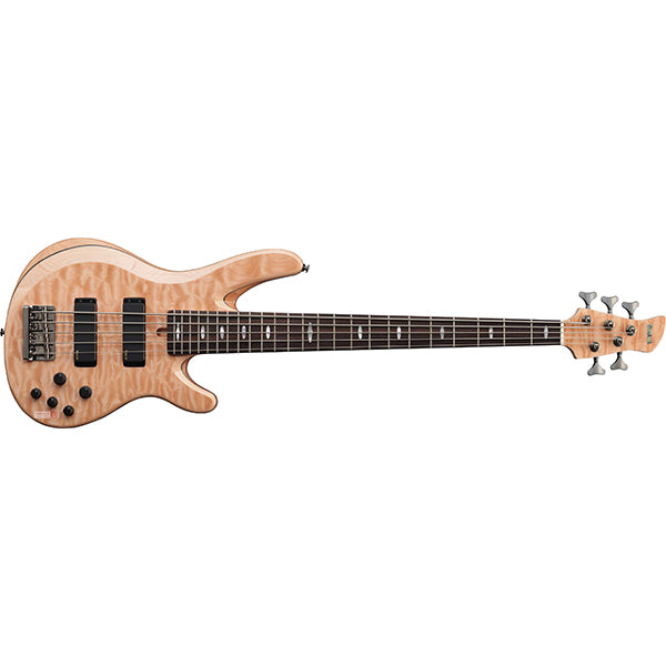 [Discontinued] Yamaha TRB1005J 5 String Alder HH Pickup Electric Bass Guitar Natural (TRB 1005J)
