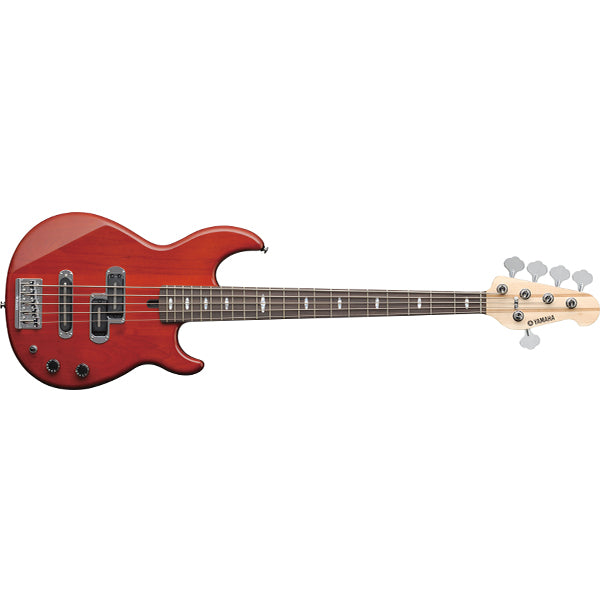 Yamaha BB1025 5 String Alder 3P SS Pickup Electric Bass Guitar Caramel Brown (BB 1025)