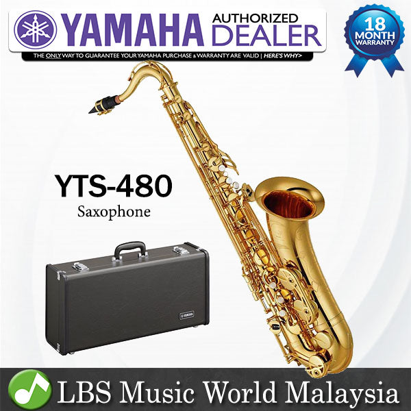 Yamaha YTS-480 Intermediate Bb Tenor Saxophone (YTS480 YTS 480)