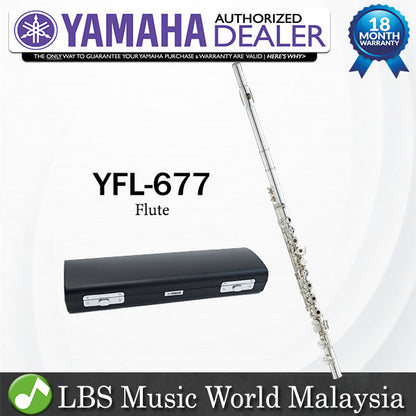 Yamaha YFL-677 Professional Flute E Mechanism (YFL677 YFL 677)