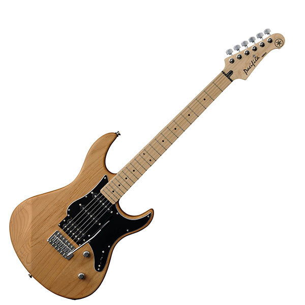 Yamaha PAC112VMX Alder SSH Pickup Electric Guitar Yellow Natural Satin with Pickup and Pickguard