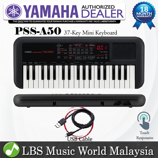 Yamaha PSS-A50 37 Key Mini Keyboard Electronic Music Piano (PSSA50 PSS A50)