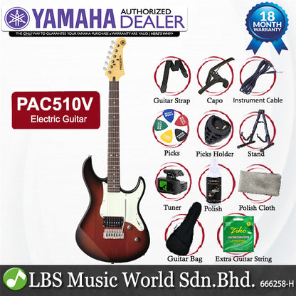 Yamaha PAC510V Alder Bolt On Maple Seymour Duncan Electric Guitar Old Violin Sunburst (PAC 510V)
