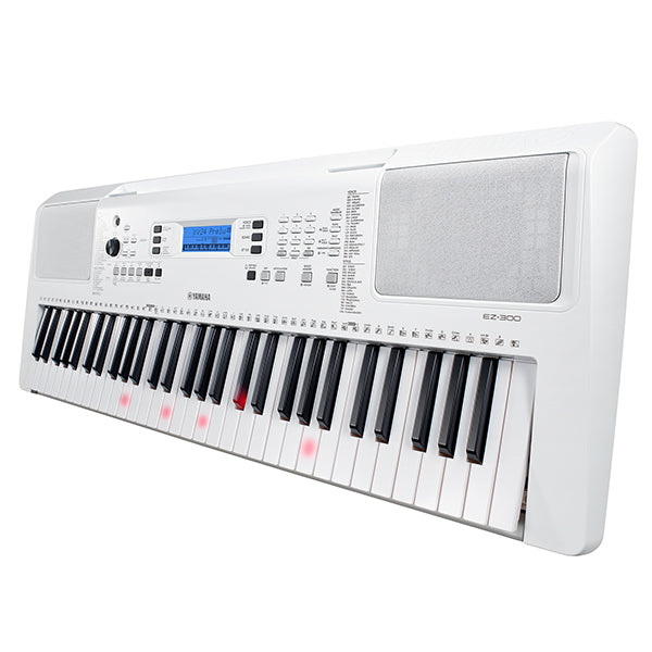 Yamaha EZ-300 61 Key Lighting Portable Keyboard with Lighted Key Basic Package (EZ300 EZ 300)