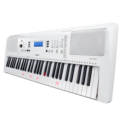 Yamaha EZ-300 61 Key Lighting Portable Keyboard with Lighted Key Basic Package (EZ300 EZ 300)