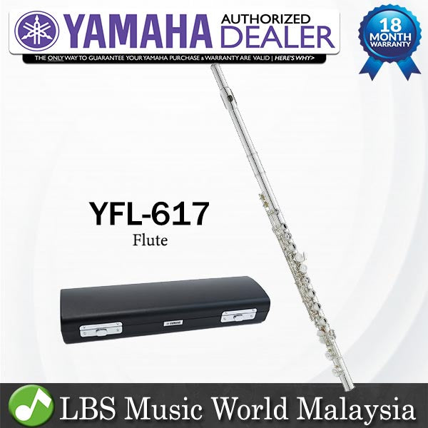 Yamaha YFL-617 Professional Flute Tube Silver (YFL617)
