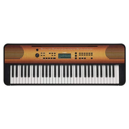 [Discontinued] Yamaha PSR-E360 61 Key Portable Keyboard Electric Piano Maple Stand & Pedal (PSR E360 PSRE360)