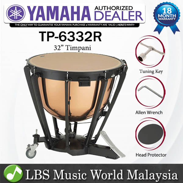 Yamaha TP-6332R 32 Inch Series Intermediate Timpani (TP6332R TP 6332R)