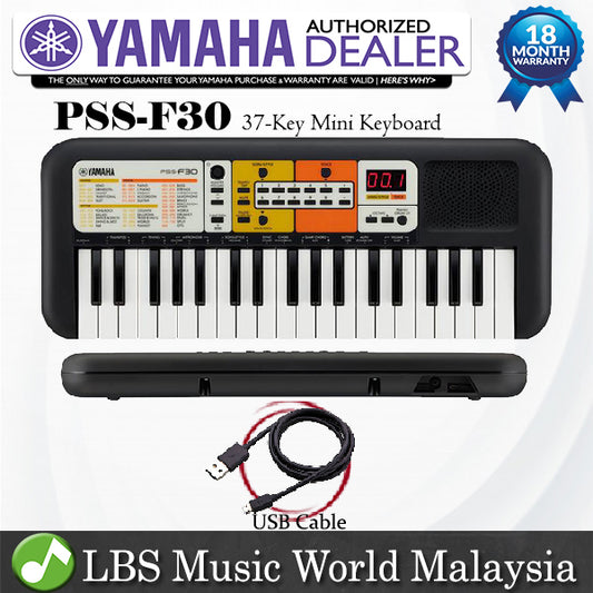 Yamaha PSS-F30 37 Key Mini Keyboard Electronic Music Piano (PSSF30 PSS F30)