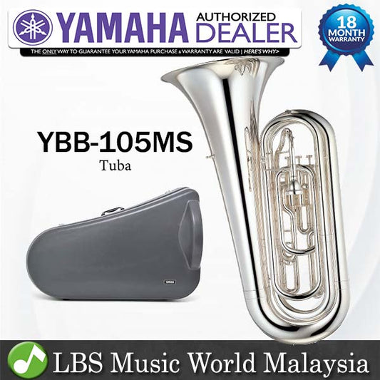 Yamaha YBB-105MS 3 Valve Bb Marching Tuba (YBB105MS YBB 105MS)