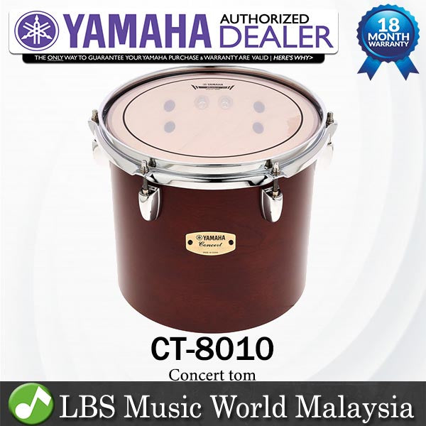 Yamaha CT-8010 10 x 6 Inch Single Headed Concert Tom (CT8010 CT 8010)