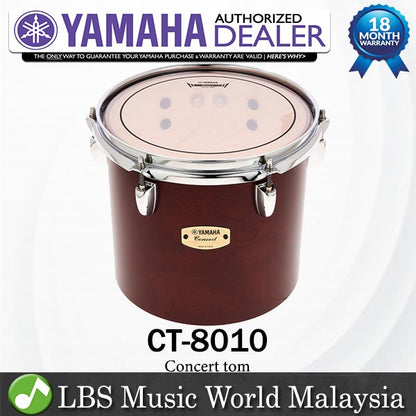 Yamaha CT-8010 10 x 6 Inch Single Headed Concert Tom (CT8010 CT 8010)