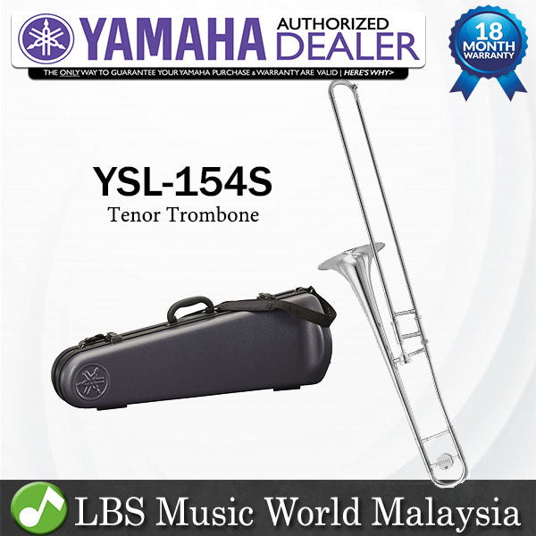 Yamaha YSL-154S Standard Series Tenor Trombone Silver Plated (YSL154S)