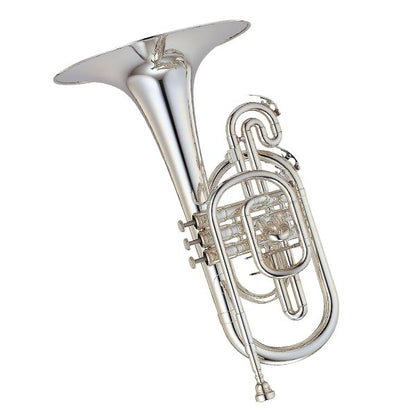Yamaha YMP-204MS Series Marching F Mellophone Silver (YMP204MS YMP 204MS)
