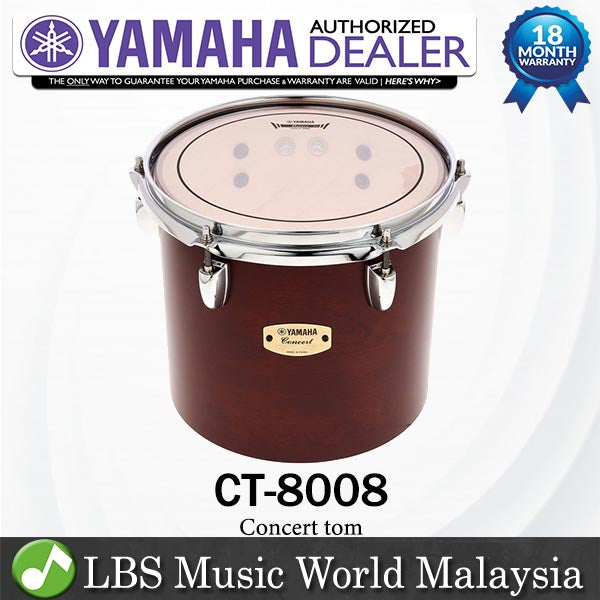Yamaha CT-8008 8 Inch x 5.5 Inch Single Headed Concert tom (CT8008 CT 8008)