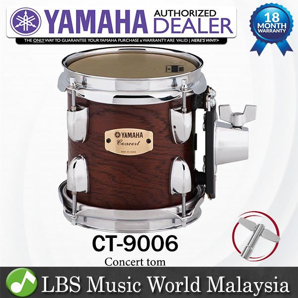 Yamaha CT-9006 6 Inch x 6.5 Inch Double Headed Concert Tom (CT9006 CT 9006)
