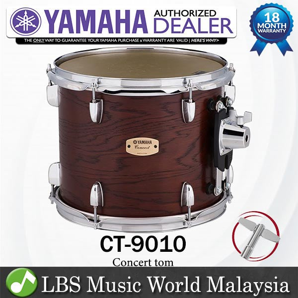 Yamaha CT-9010 10 Inch x 9 Inch Double Headed Concert Tom (CT9010 CT 9010)