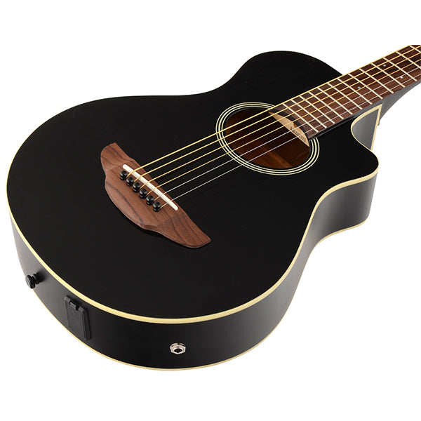 Yamaha APXT2 Acoustic Guitar 3/4 Travel Acoustic Electric Guitar Package - Black