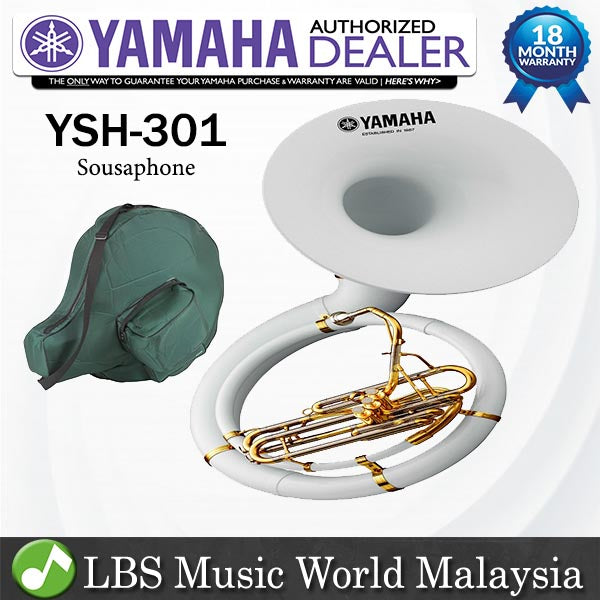 Yamaha YSH-301 Fiberglass BBb Sousaphone (YSH301 YSH 301)