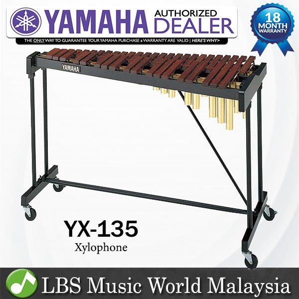 Yamaha YX-135 3 1/2 Octave Standard Padauk Xylophone (YX135 YX 135)