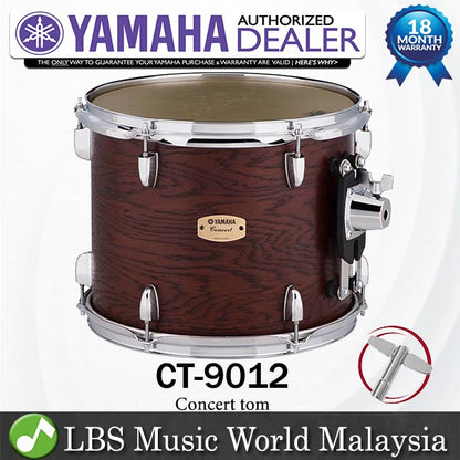 Yamaha CT-9012 12 Inch x 10 Inch Double Headed Concert Tom (CT9012 CT 9012)